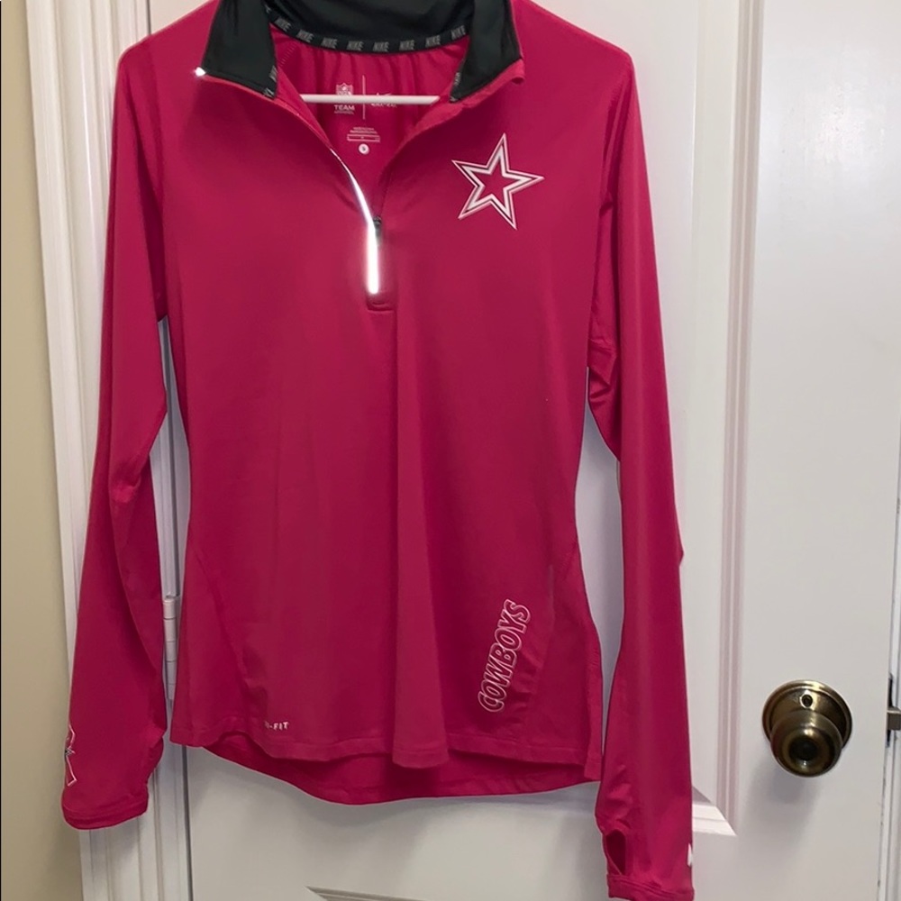 3/4 zip special edition cowboys Nike dry fit top